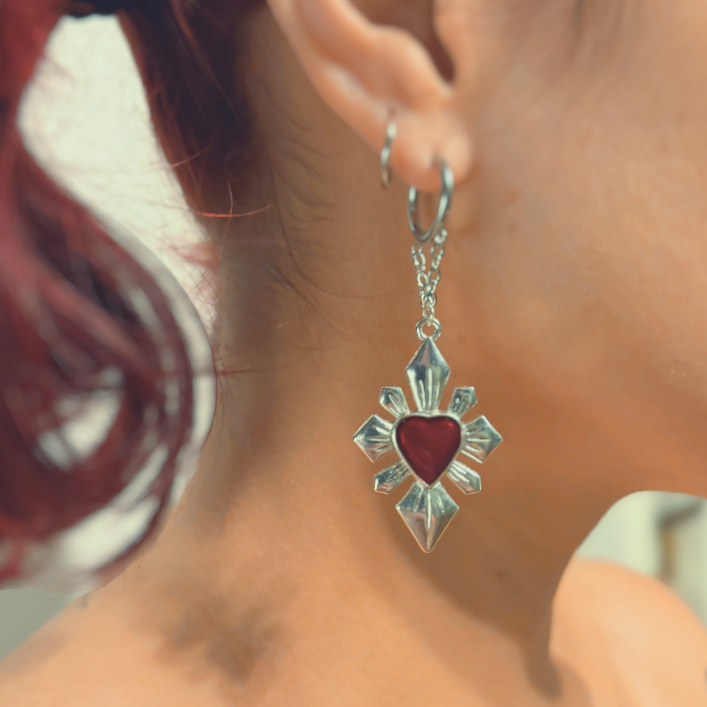 Crimson Earrings