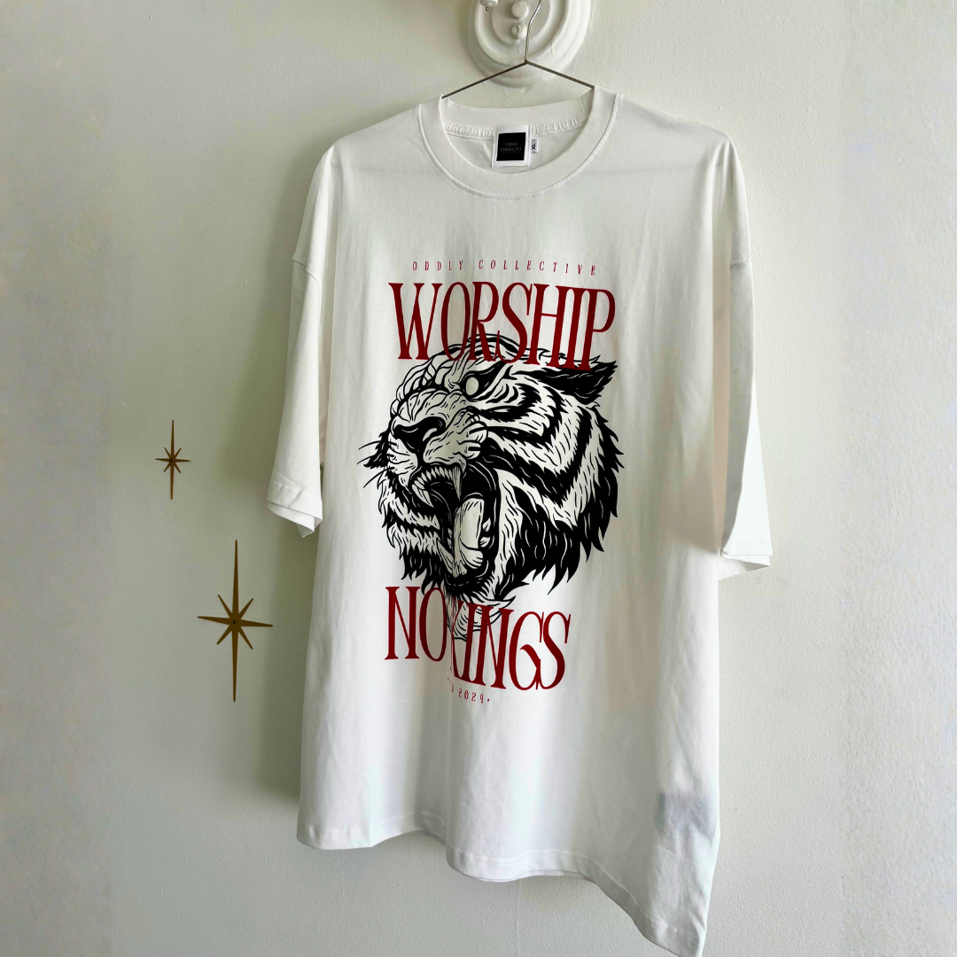 Worship No Kings Oversized T-Shirt