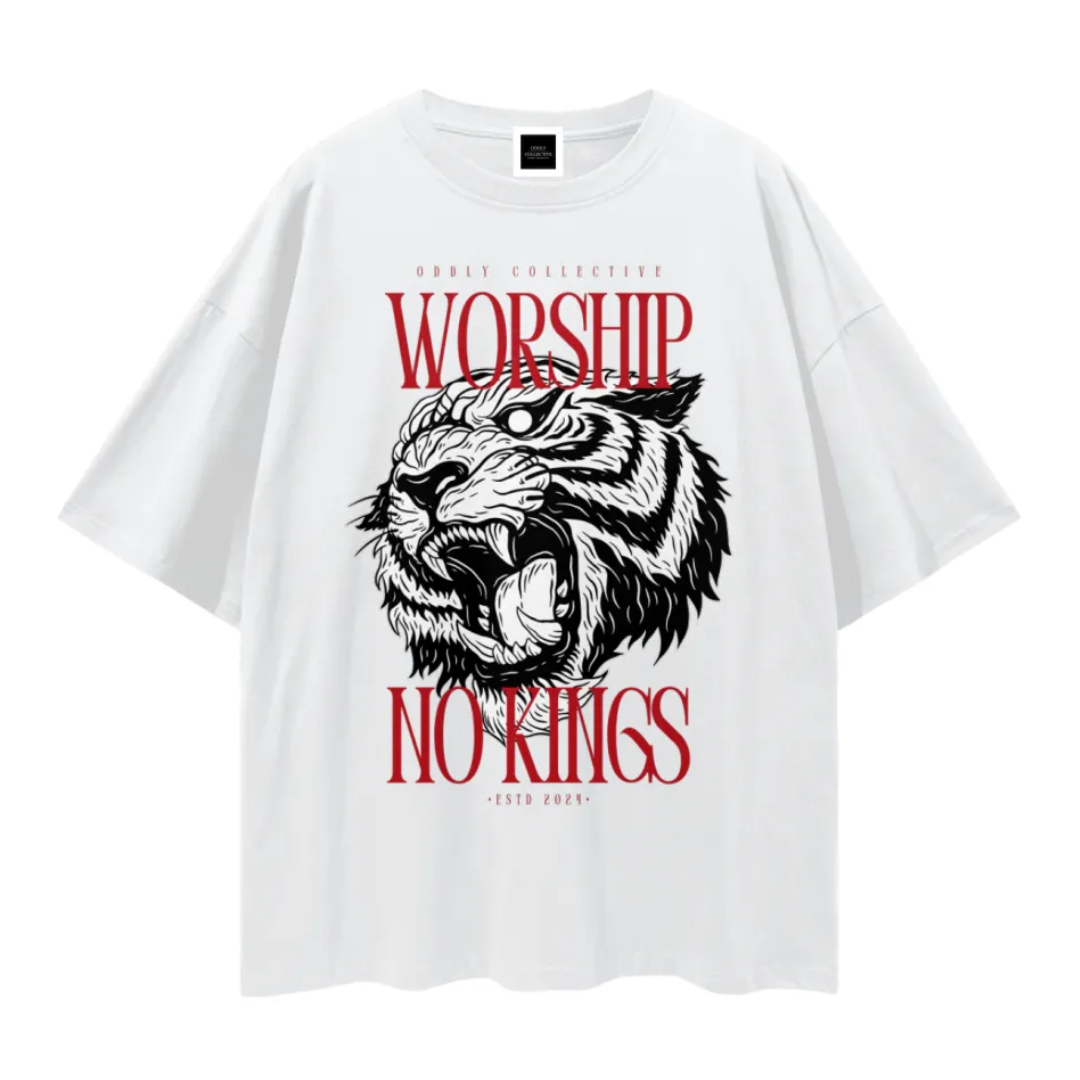 Worship No Kings Oversized T-Shirt